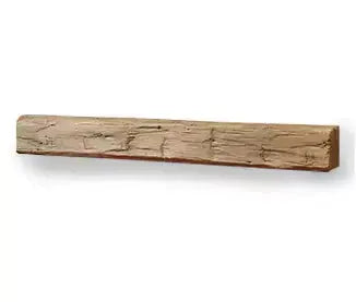 Majestic Design Series 60" Weathered Barnwood Rustic Style Non-Combustible Mantel Shelf Majestic