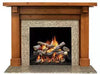 Majestic Design Series Battlefield B 48" Primed MDF Rustic Style Flush Wood Fireplace Mantel Majestic