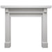 Majestic Design Series Battlefield C 53" Primed MDF Rustic Style Flush Wood Fireplace Mantel Majestic