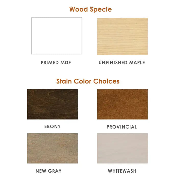 Majestic Design Series Laurel B 48" Primed MDF Transitional Style Flush Wood Fireplace