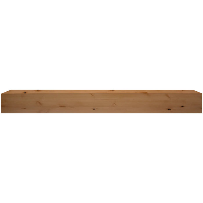 Majestic Design Series Ozark 48" Unfinished Distressed Knotty Alder Transitional Style Wood Mantel Shelf Majestic