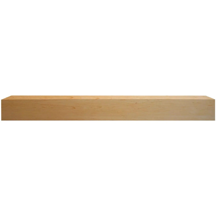 Majestic Design Series Ozark 48" Unfinished Maple Transitional Style Wood Mantel Shelf - Thumbnail 2