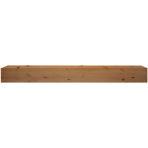 Majestic Design Series Ozark 59" Unfinished Distressed Knotty Alder Transitional Style Wood Mantel Shelf Majestic