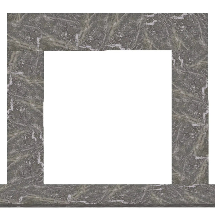 Majestic Design Series Set 3 49" Single-Pack Blue Tundra Marble Stone Surround Majestic