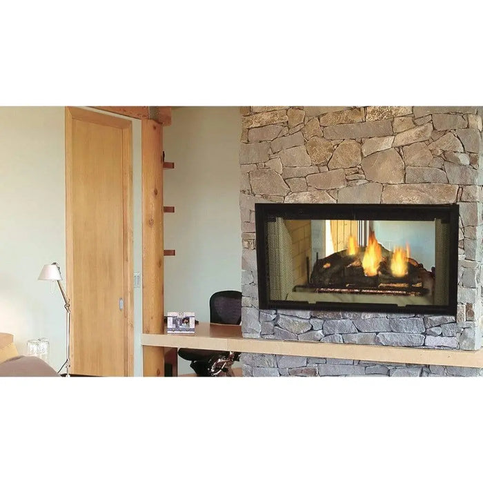 Majestic Designer Series 42" See-Through Radiant Wood Burning Fireplace Majestic