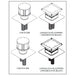 Majestic Direct Vent Insert Kit for Jasper, Ruby and Trilliant Gas Fireplace Inserts Majestic