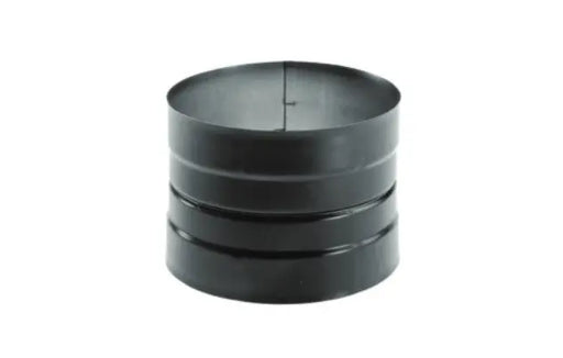 Majestic DuraBlack DV-6DBK-ADDB 6" Black Double-Skirted Stovetop Adapter Majestic