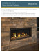 Majestic Echelon II 36" Linear Direct Vent Gas Fireplace Majestic