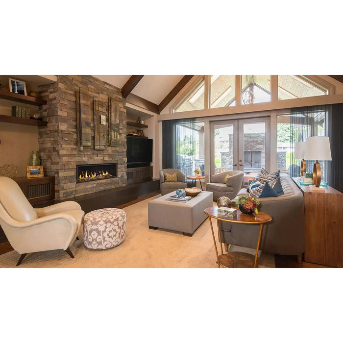 Majestic Echelon II 48" Linear Contemporary Direct Vent Natural Gas Fireplace With IntelliFire Touch Ignition System Majestic Dreamwood Living