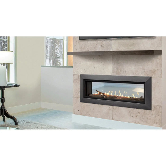 Majestic Echelon II See-Through 36" Linear Contemporary Direct Vent Natural Gas Fireplace With IntelliFire Touch Ignition System Majestic