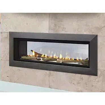 Majestic Echelon II See-Through 48" Linear Contemporary Direct Vent Natural Gas Fireplace With IntelliFire Touch Ignition System Majestic Dreamwood Living