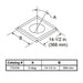 Majestic FS338 Straight Up Flue Firestop for SL300 Series Pipe Majestic