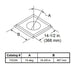 Majestic FS339 15 Degree Angular Flue Firestop for SL300 Series Pipe Majestic
