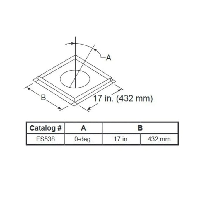 Majestic FS538M 12-Pack Firestop Spacer for Straight Flue Majestic