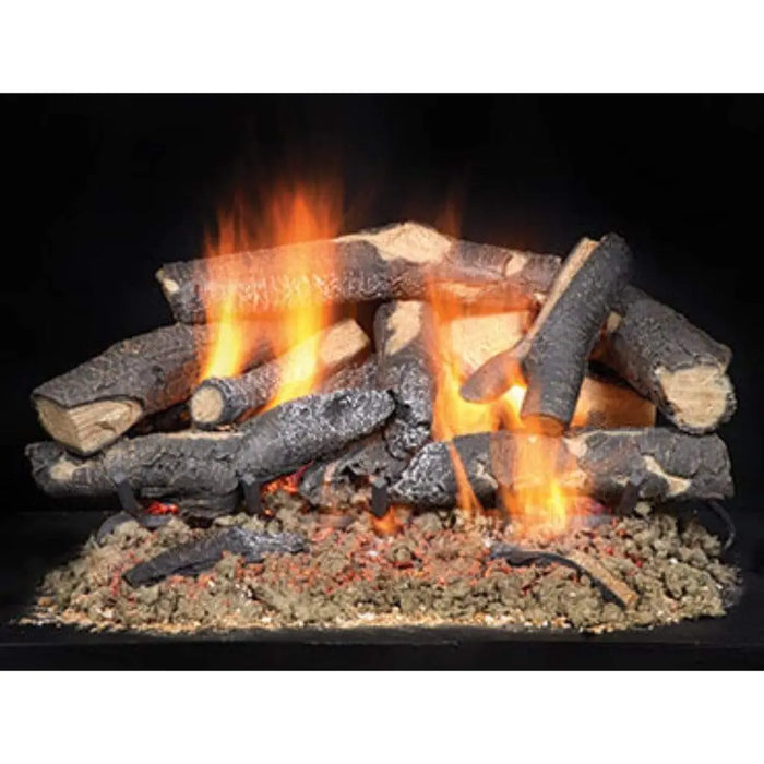 Majestic Fireside Supreme Oak Gas Log Set for See-Through Fireplace Majestic
