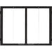 Majestic Glass Bi-Fold Door for Ashland Radiant Wood Burning Fireplace Majestic Dreamwood Living