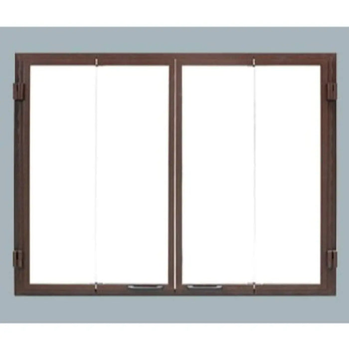 Majestic Glass Bi-Fold Door for Ashland Radiant Wood Burning Fireplace Majestic Dreamwood Living