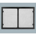 Majestic Grand Vista Cabinet Style Mesh Doors for Sovereign Wood Burning Fireplace Majestic Dreamwood Living