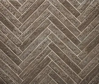 Majestic Gray Premium Herringbone Interior Panels for Courtyard 36" Gas Fireplace Majestic