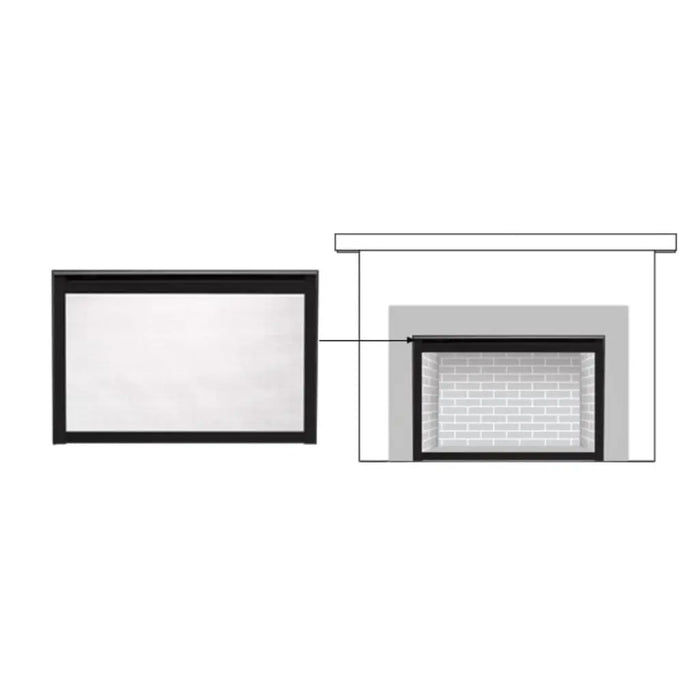 Majestic Inside Fit Screen Front for Jasper, Ruby and Trilliant Gas Fireplace Inserts Majestic