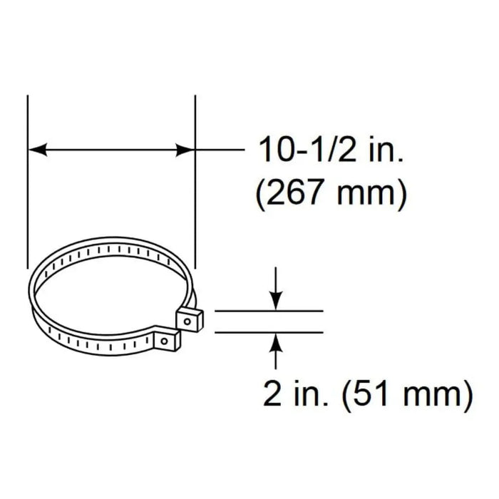 Majestic JB877 3-Pack Chimney Joint Band for SL300 Series Pipe ...