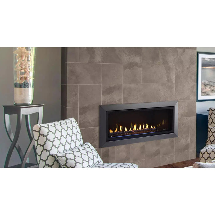 Majestic Jade 32" Linear Contemporary Direct Vent Natural Gas Fireplace With IntelliFire Touch Ignition System Majestic