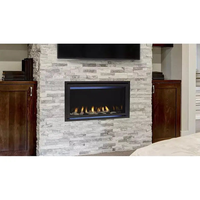 Majestic Jade 42" Linear Contemporary Direct Vent Natural Gas Fireplace With IntelliFire Touch Ignition System Majestic