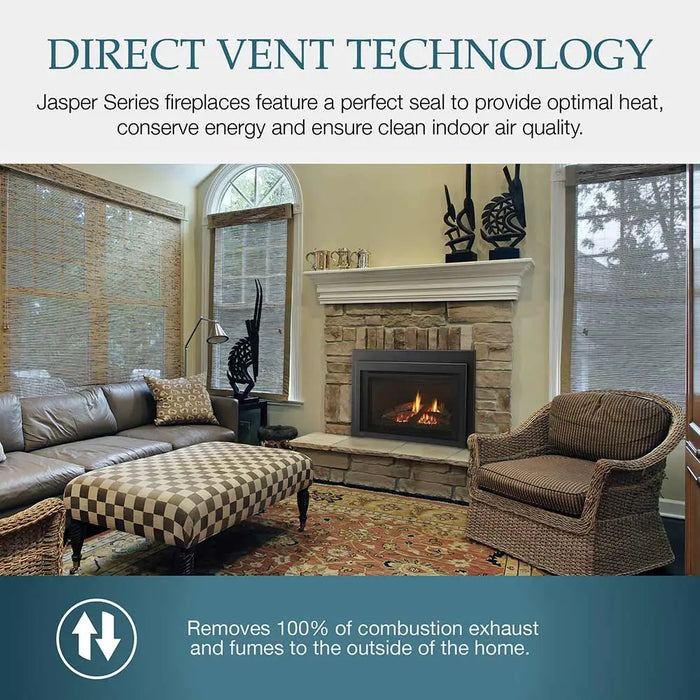 Majestic Jasper 30" Traditional Direct Vent Gas Fireplace Insert