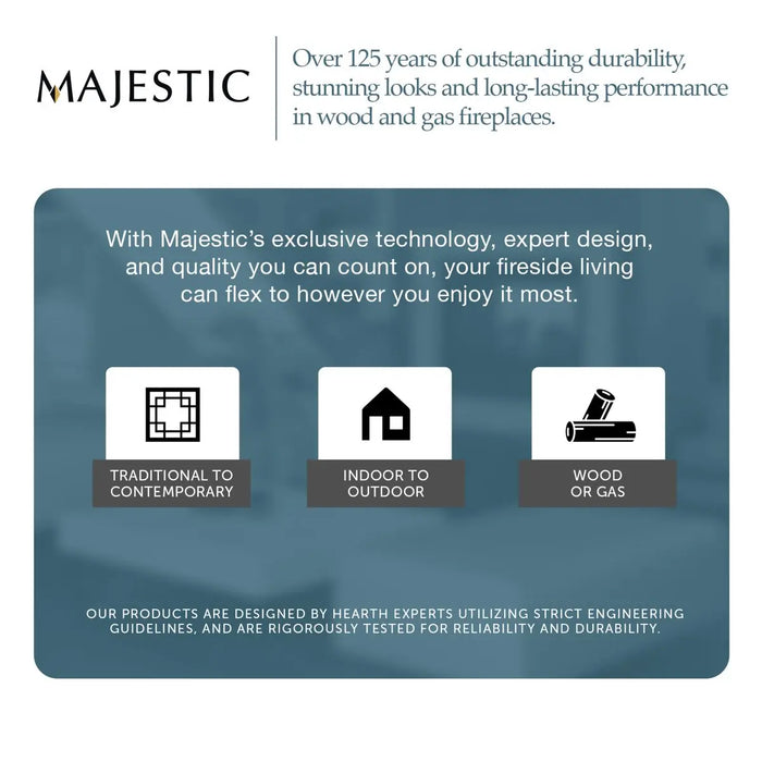 Majestic Jasper 30" Traditional Direct Vent Gas Fireplace Insert Majestic