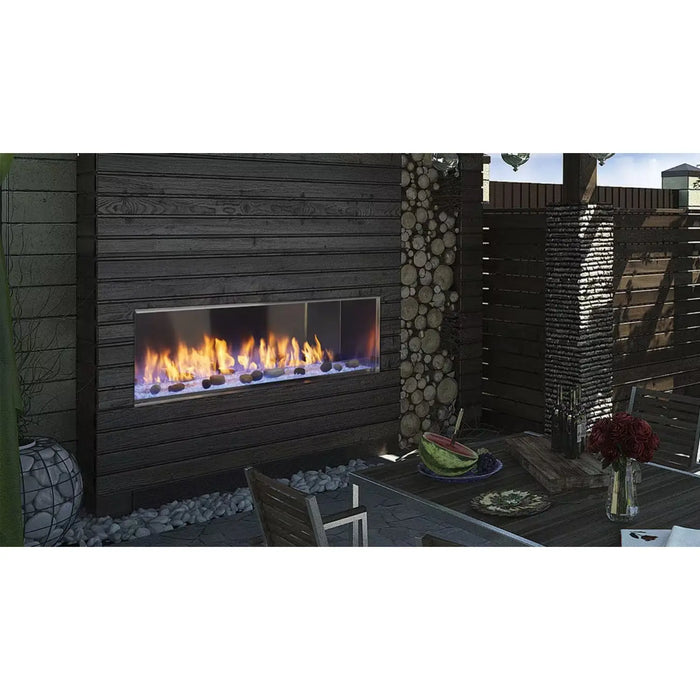 Majestic Lanai 72" Outdoor Linear Gas Fireplace Majestic Dreamwood Living