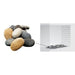 Majestic Large Stone Media for Pier & See-Through Multi-Sided Fireplaces Majestic