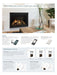 Majestic Meridian 42" Traditional Top/Rear Direct Vent Propane Gas Fireplace With IntelliFire Touch Ignition System Majestic