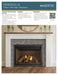Majestic Meridian 42" Traditional Top/Rear Direct Vent Propane Gas Fireplace With IntelliFire Touch Ignition System Majestic