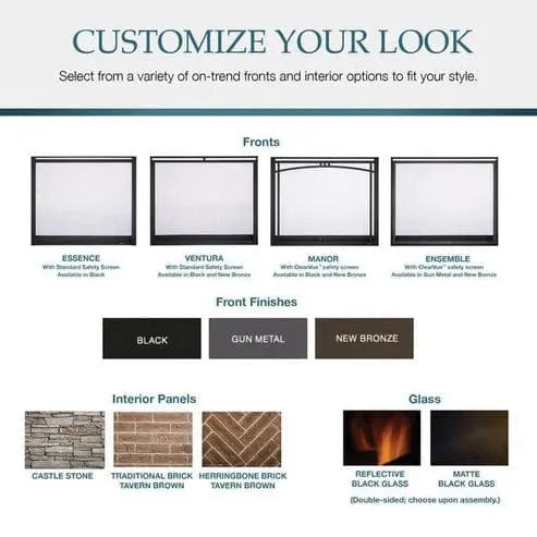 Majestic Meridian Modern 42" Top Direct Vent Gas Fireplace