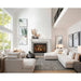 Majestic Meridian Platinum 36" Top/Rear Direct Vent Gas Fireplace - installed in a bright two-story living room