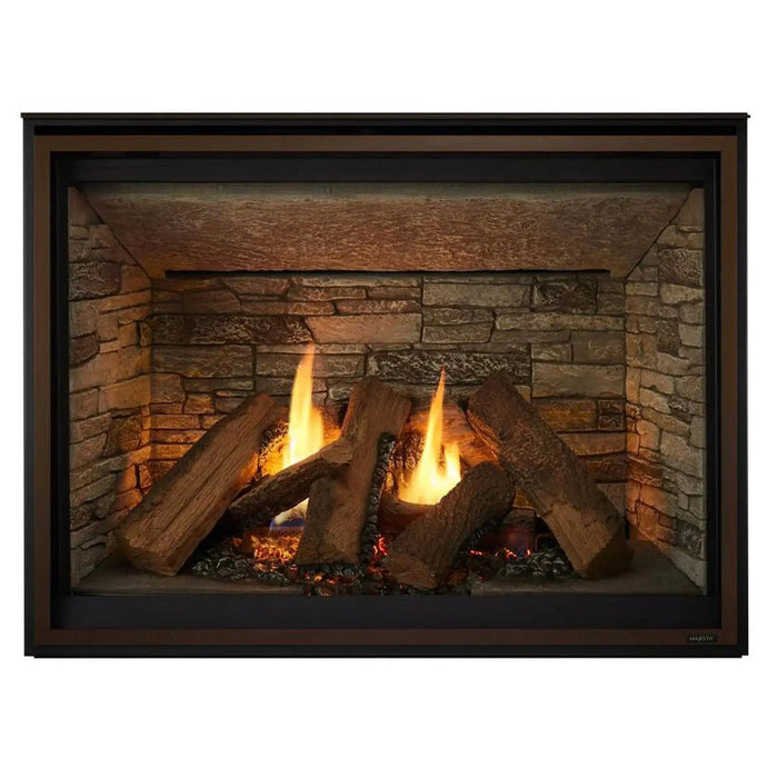 Majestic Meridian Platinum 42" Top/Rear Direct Vent Gas Fireplace Majestic Dreamwood Living