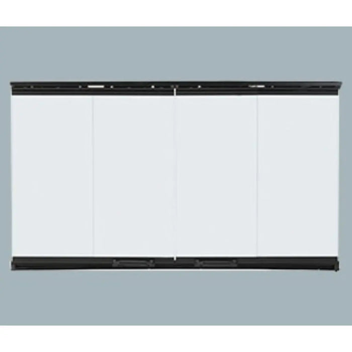 Majestic Original Bi-Fold Glass Doors for Designer Series See-Through Fireplace Majestic