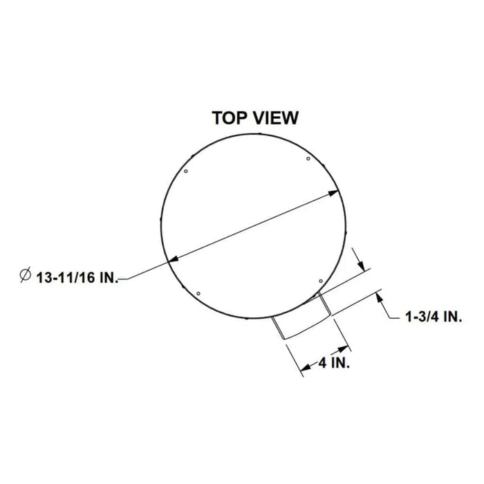 Majestic PVV-SLP Vertical Power Vent Majestic