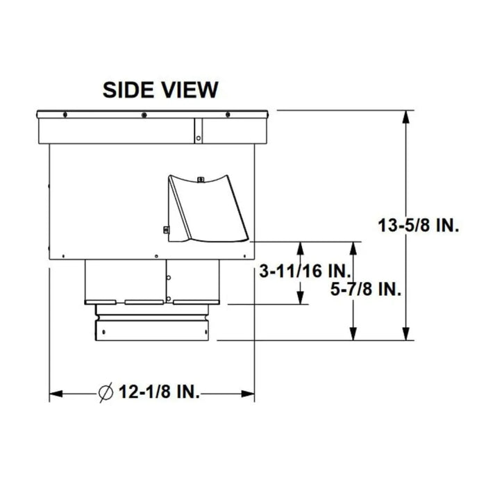 Majestic PVV-SLP Vertical Power Vent Majestic