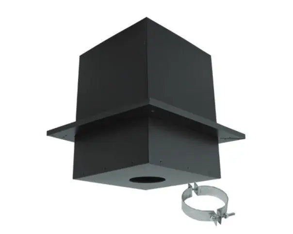 Majestic PelletVent Pro DV-3PVP-CS 3" Black Cathedral Ceiling Support Box Majestic