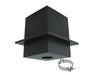 Majestic PelletVent Pro DV-3PVP-CS 3" Black Cathedral Ceiling Support Box Majestic
