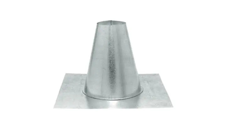 Majestic PelletVent Pro DV-3PVP-FF 3" Galvalume Tall Cone Roof Flashing Majestic