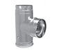 Majestic PelletVent Pro DV-3PVP-T1 3" Single Tee With Clean-Out Tee Cap Majestic