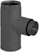 Majestic PelletVent Pro DV-3PVP-TADB 3" Black Adapter Tee With Clean-Out Tee Cap Majestic