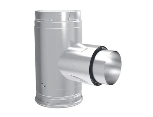 Majestic PelletVent Pro DV-3PVP-TADX41 3" - 4" Increaser Adapter Tee With Clean-Out Tee Cap Majestic