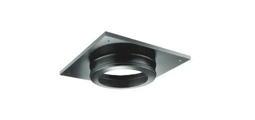 Majestic PelletVent Pro DV-3PVP-WTC 3" - 4" Black Ceiling Support/Wall Thimble Cover Majestic