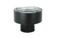 Majestic PelletVent Pro DV-3PVP-X8 3" - 8" Black Chimney Adapter Majestic