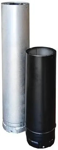 Majestic PelletVent Pro DV-4PVP-12A 4" x 12" Galvalume Pipe Extension Majestic