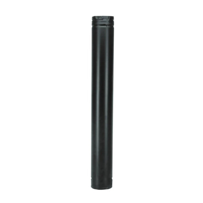 Majestic PelletVent Pro DV-4PVP-24B 4" x 24" Black Straight Pipe Majestic