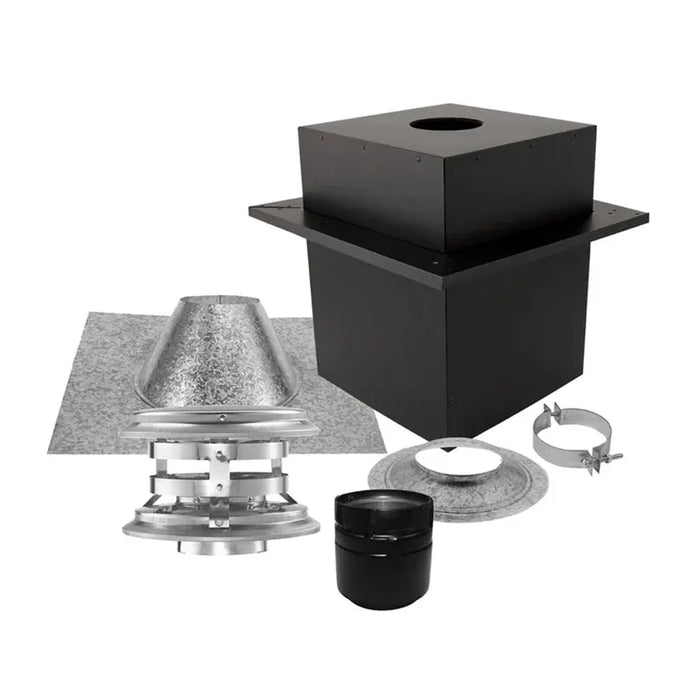 Majestic PelletVent Pro DV-4PVP-KVAC 4" Flat Vertical Kit Majestic